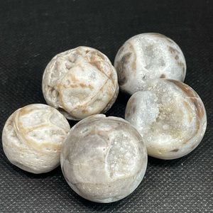 Druzy Sphalerite Spheres mini 5 total